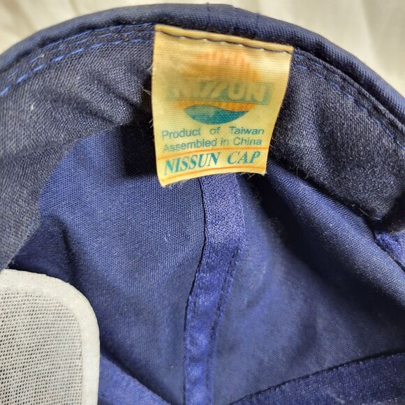 Vintage Nissun Cap Patriotic Rope Hat Legion Lounge Post 64 Okeechobee FL 80s90s - Picture 6 of 6